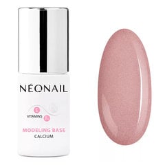 Neonail Hübriidne aluskiht Modelleerimisalus Kaltsium Bubbly Pink 7,2ml цена и информация | Лаки для ногтей, укрепители для ногтей | kaup24.ee