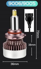 Pirnid Xstorm Led Hb3 Hb4 160W 25000Lm hind ja info | Autopirnid | kaup24.ee