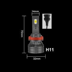 Pirnid Led Xstorm H11 120W 26000Lm hind ja info | Autopirnid | kaup24.ee