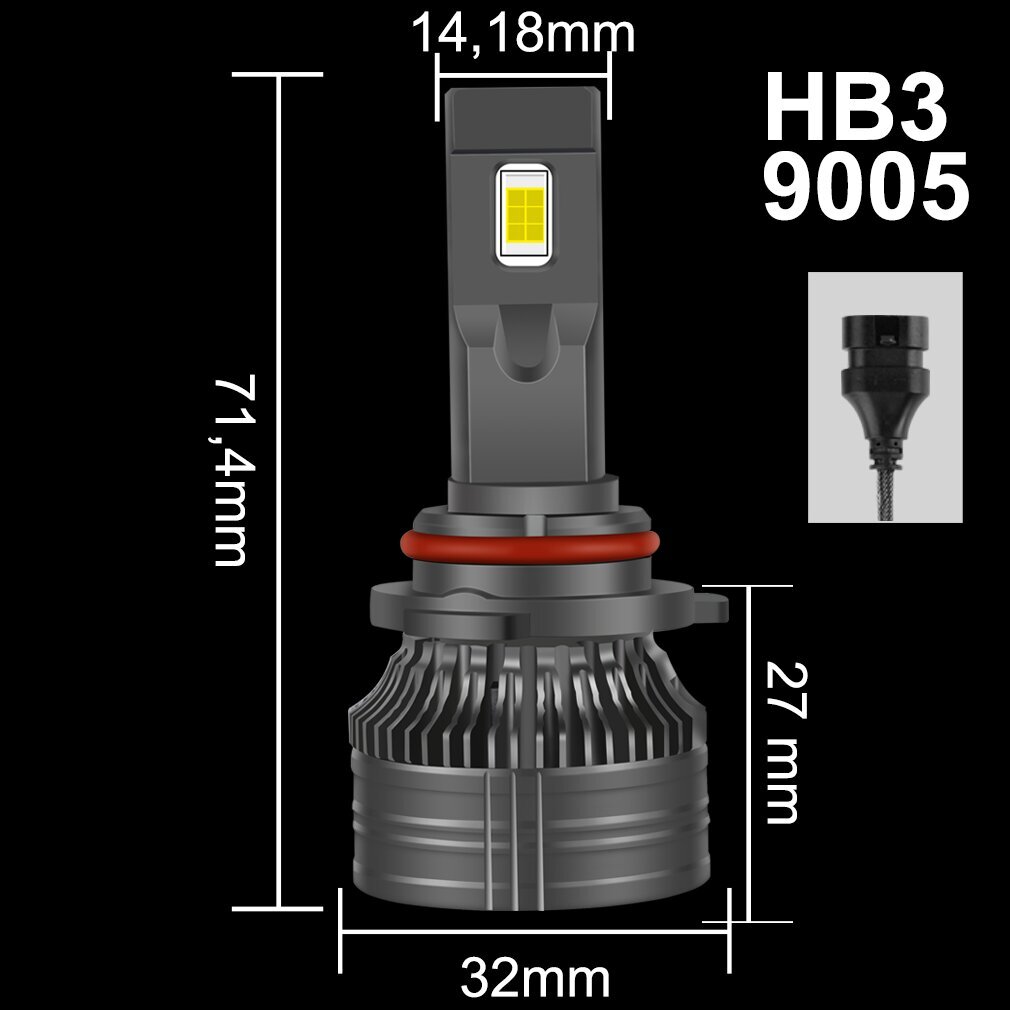 Pirnid Hb3 Led Xstorm 120W 26000Lm hind ja info | Autopirnid | kaup24.ee