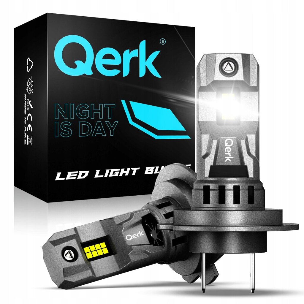 Pirnid Led Qerk H7 hind ja info | Autopirnid | kaup24.ee