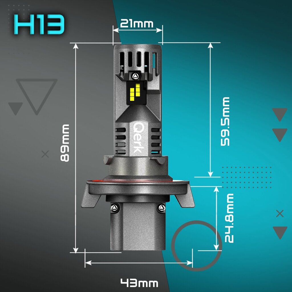 Pirnid Led Qerk H13 цена и информация | Autopirnid | kaup24.ee