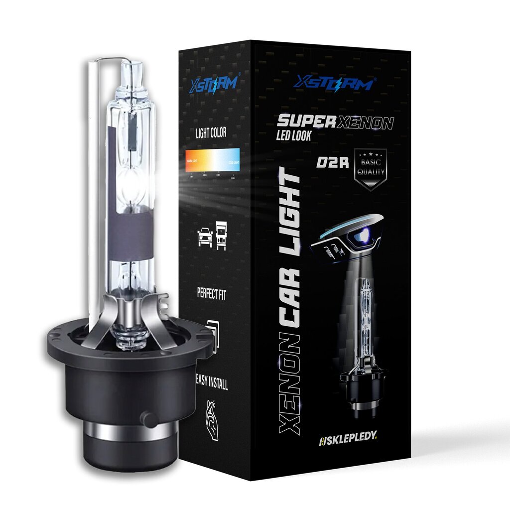 Pirnid Xenon Xstorm D2R Hid 6000K külm valge hind ja info | Autopirnid | kaup24.ee