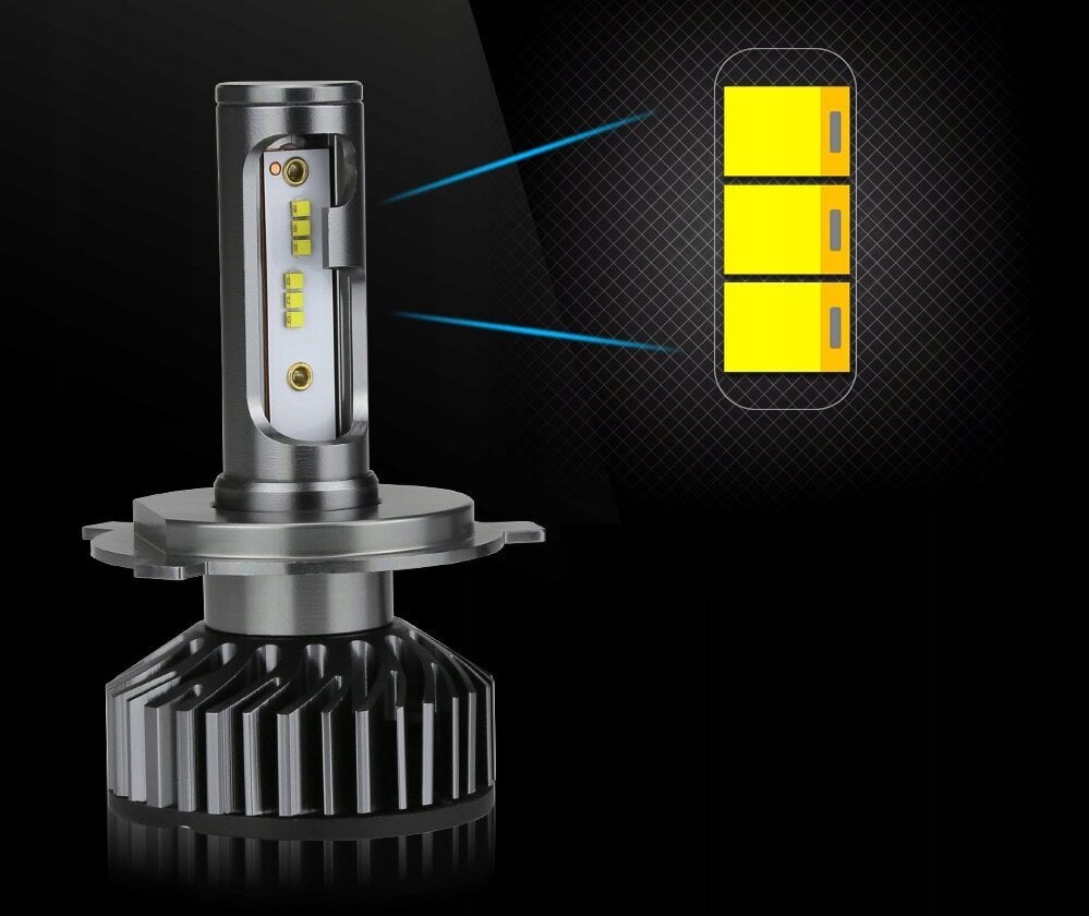 Mini pirnid LED Xstrom H11 H8 H9 Cps1860 20000Lm 100W hind ja info | Autopirnid | kaup24.ee