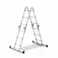 Multifunktsionaalne redel Awtools, 4 astet, 370 cm цена и информация | Лестницы для батутов | kaup24.ee