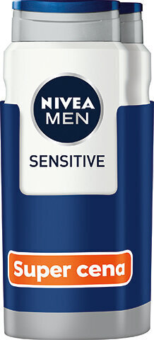 Dušigeel meestele Men Sensitive, 2 x 500 ml hind ja info | Dušigeelid, õlid | kaup24.ee