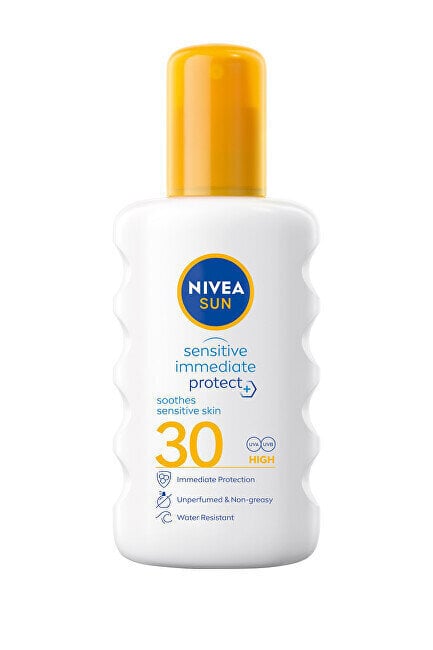 Päikesekreem Nivea Sun Sensitive SPF 30 sun spray, 200 ml цена и информация | Päikesekreemid | kaup24.ee
