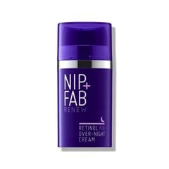 Öine näokreem Nip+Fab Retinol Overnight Treatment Cream, 50ml hind ja info | Näokreemid | kaup24.ee