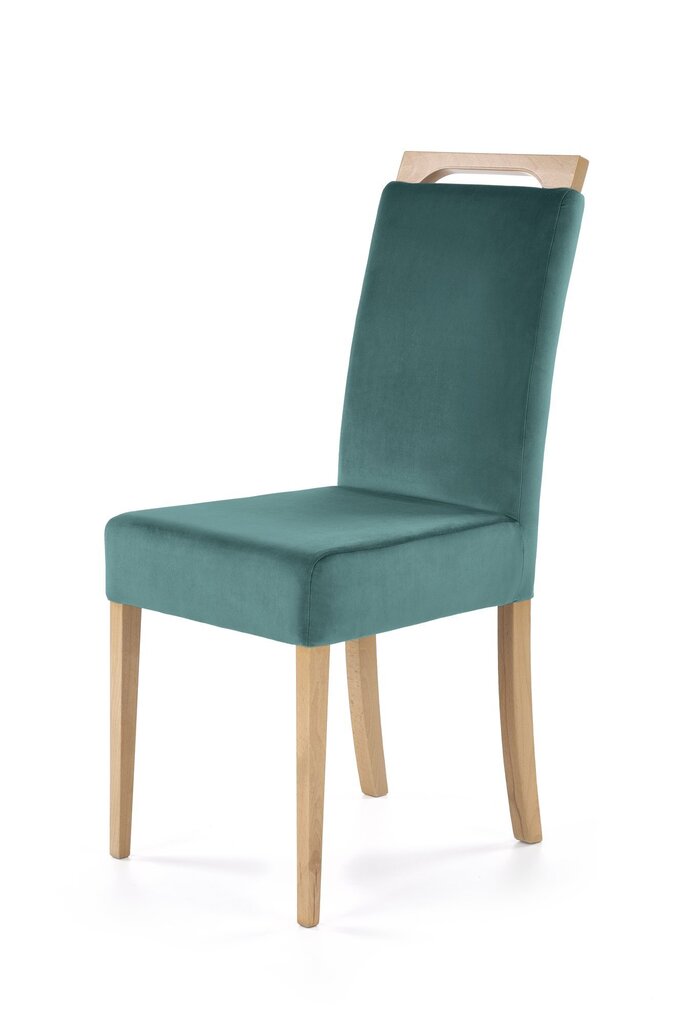 2 tooli komplekt Halmar Clarion, roheline/pruun hind ja info | Söögitoolid, baaritoolid | kaup24.ee