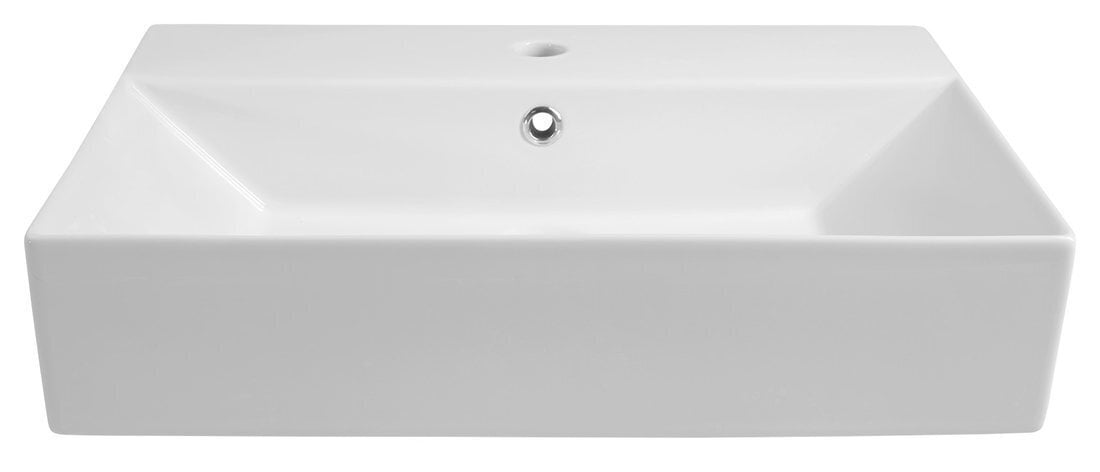 Keraamiline valamu Sistema valge, 60x42cm hind ja info | Kraanikausid, valamud | kaup24.ee