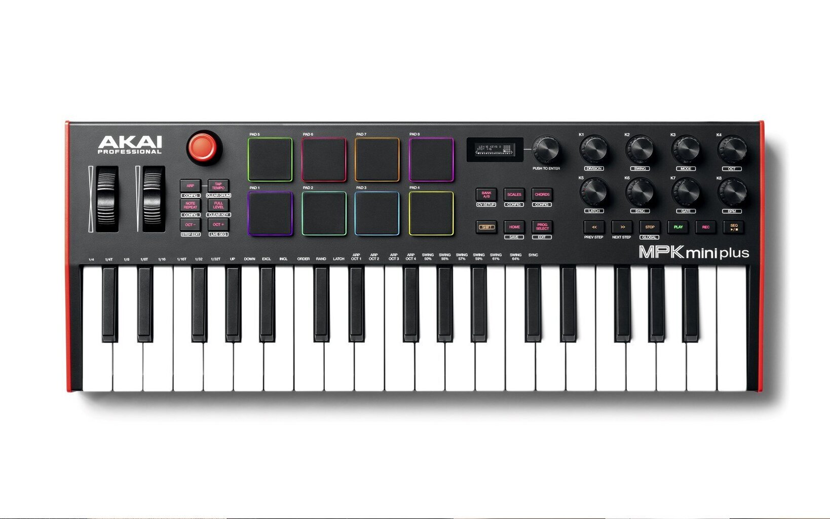 Klaviatuur Akai MPK Mini Plus цена и информация | Klahvpillid | kaup24.ee