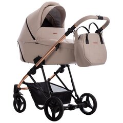 Universaalne jalutuskäru Bebetto Yoddi Premium Class, 4in1, beige hind ja info | Vankrid, jalutuskärud | kaup24.ee