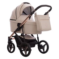 Universaalne jalutuskäru Bebetto Pascal Premium Class Stella, 3in1, beige hind ja info | Vankrid, jalutuskärud | kaup24.ee