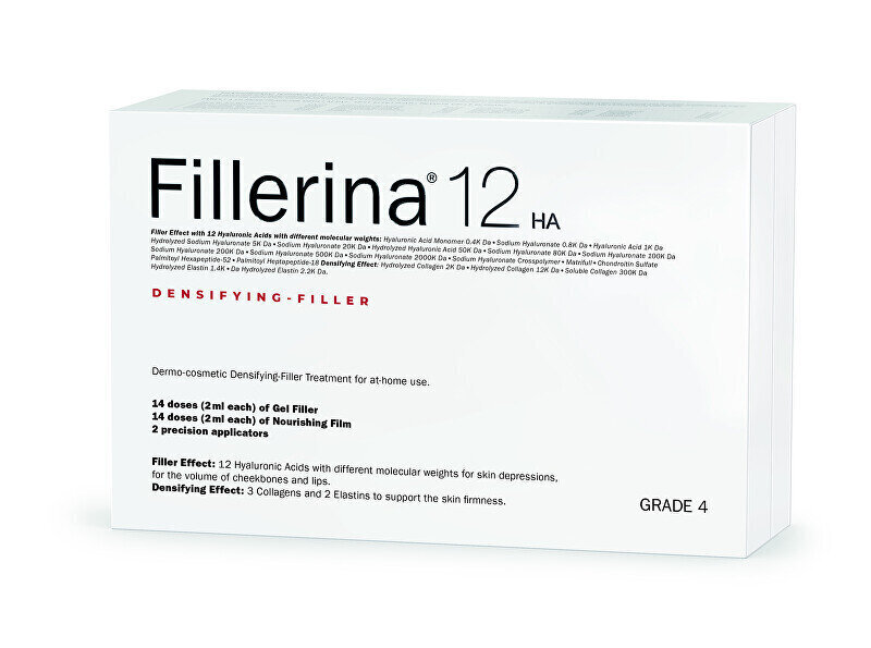 Kortse täitev nahahooldus Fillerina Densifying Filler Grade 4, 2x30 ml цена и информация | Näokreemid | kaup24.ee