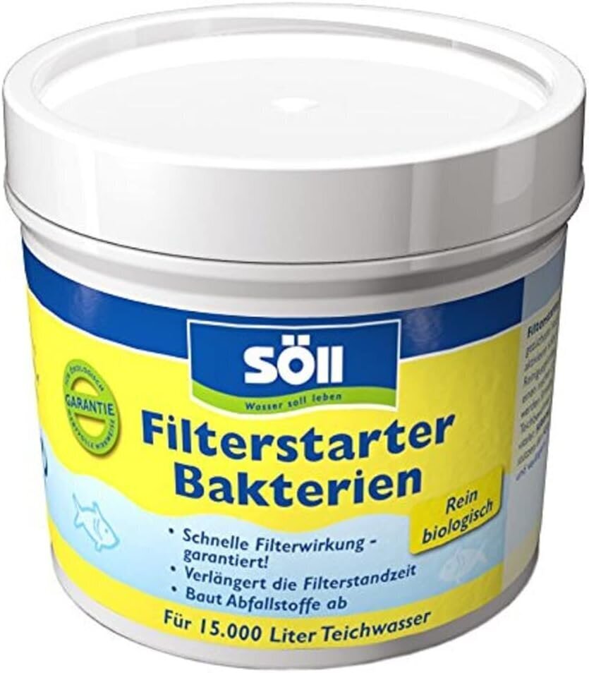 Looduslikud filtribakterid Söll Filter 80587, 100 g цена и информация | Tiigi- ja basseini hooldusvahendid | kaup24.ee