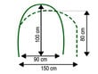 Tugevdatud taimelava agrokilega, 6 m цена и информация | Kasvuhooned | kaup24.ee