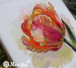 Tikkimiskomplekt "Tulp" 21x21 SK247 hind ja info | Tikkimistarvikud | kaup24.ee