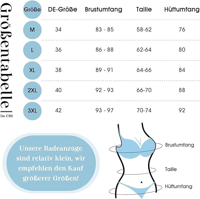 Salendav ujumistrikoo naistele Durio, sinine цена и информация | Naiste ujumisriided | kaup24.ee