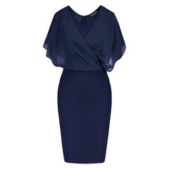 Платье офисное женское CURLBIUTY, темно-синее цена и информация | Платья | kaup24.ee