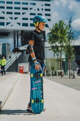 Skateboard NIJDAM GAME CHANGER N31BB01 Blue/Black цена и информация | Скейтборды | kaup24.ee