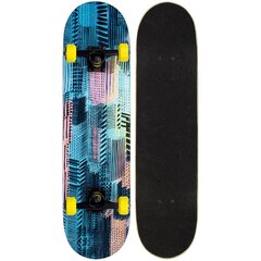 Skateboard NIJDAM NEON CHEVRON N31BC01 Blue/Black цена и информация | Скейтборды | kaup24.ee