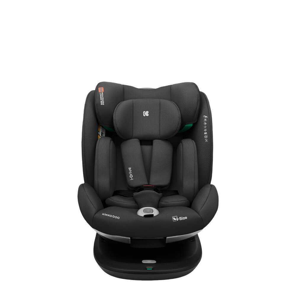 Turvatool KikkaBoo i-Drive i-Size, 0-36 kg, Black цена и информация | Turvatoolid | kaup24.ee