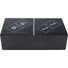Dekoratiivese Object Domino Must 24x7cm hind ja info | Lauamängud ja mõistatused | kaup24.ee