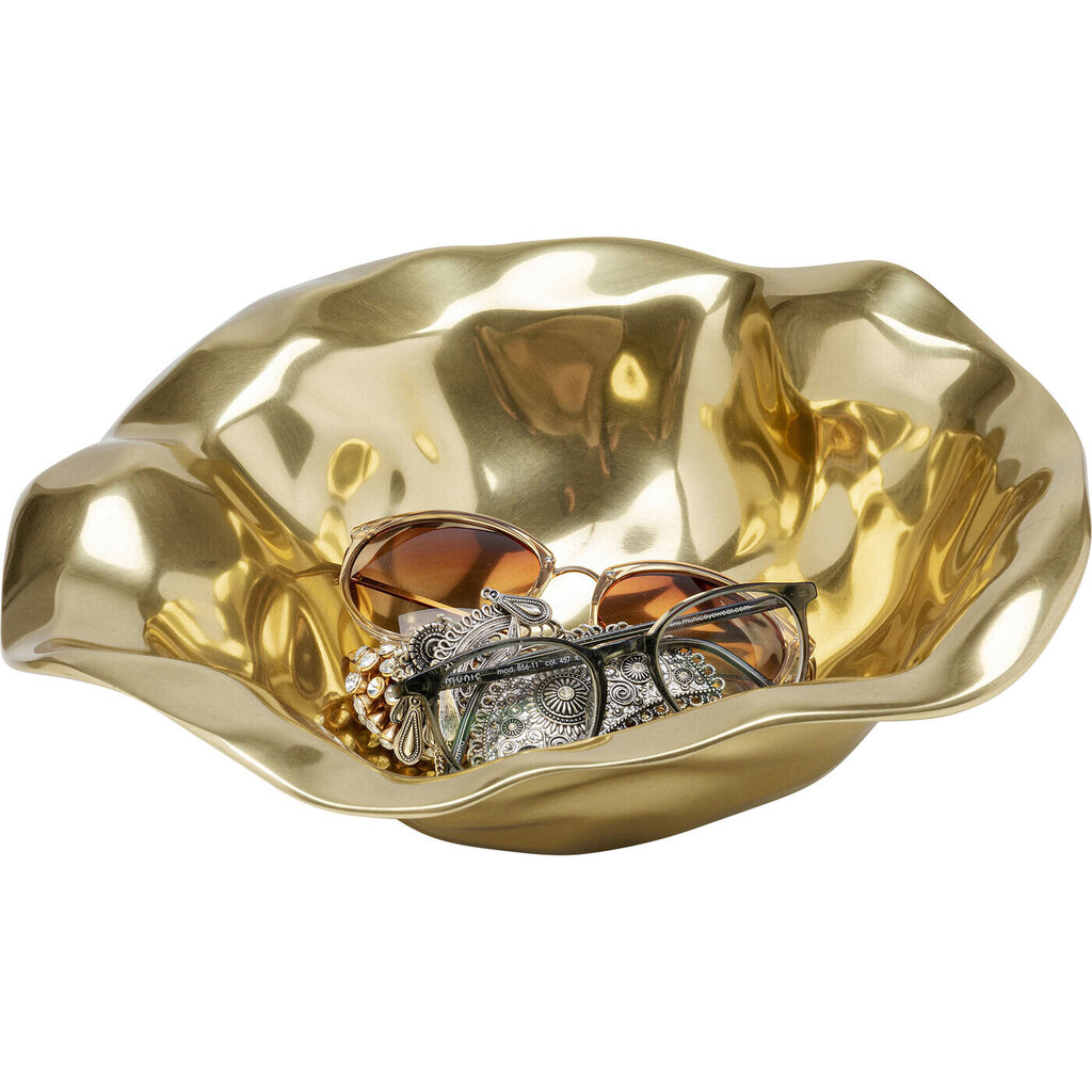 Dekoratiivese Bowl Jade Gold Ø30cm hind ja info | Sisustuselemendid | kaup24.ee