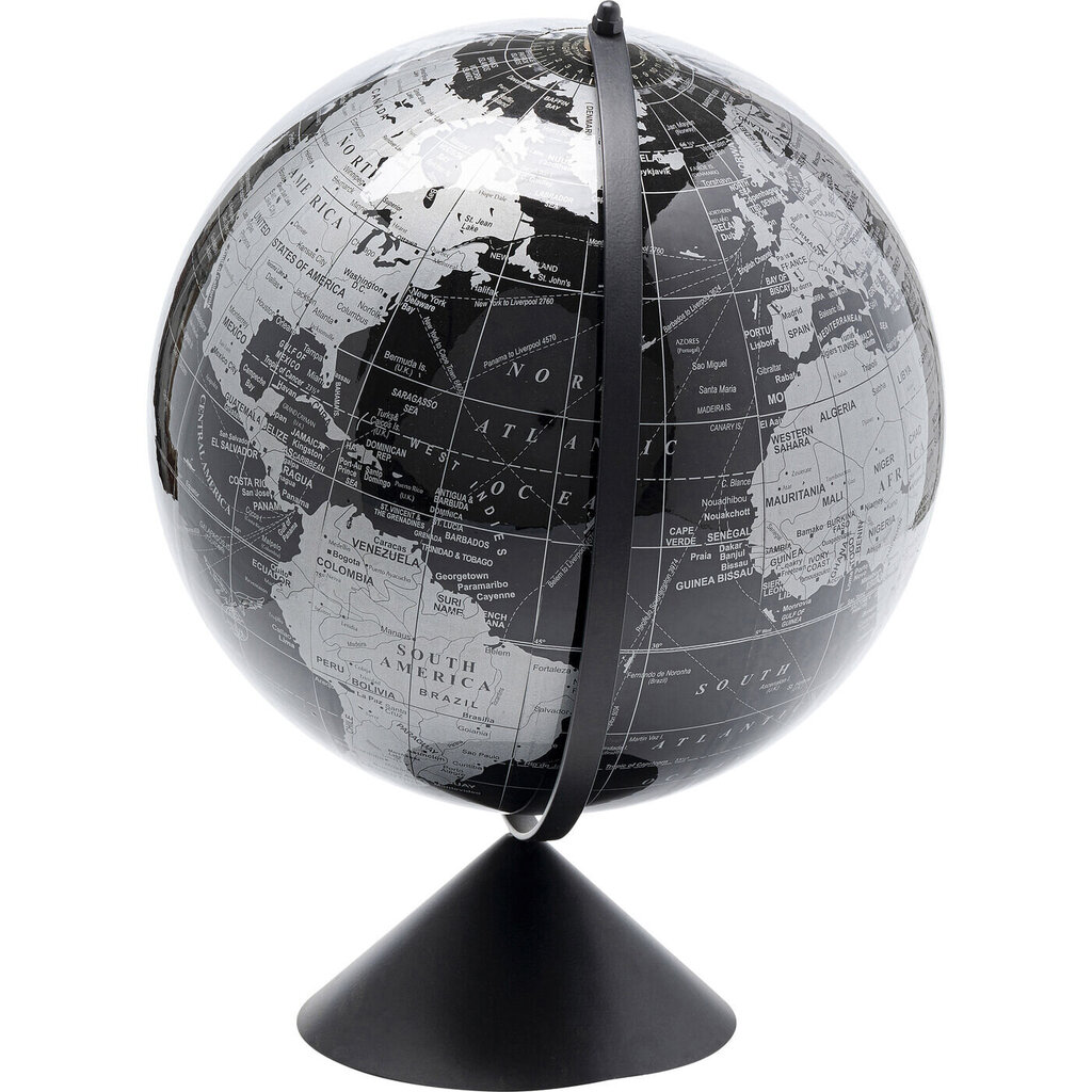 Gloobus "Globe" Top Must 40cm hind ja info | Sisustuselemendid | kaup24.ee