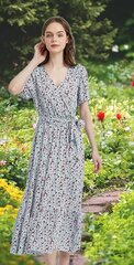 Женское платье Moonsiroli, синее/красное цена и информация | Платья | kaup24.ee