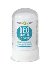 Deodorantpulk Deo krystal 24hodin Purity Vision, 120 g hind ja info | Deodorandid | kaup24.ee