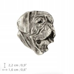 Брошь с зажимом для собак породы французский мастиф 5056739270615 цена и информация | Броши | kaup24.ee