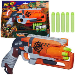 Пистолет Nerf Zombie Strike Hammershot цена и информация | Развивающий мелкую моторику - кинетический песок KeyCraft NV215 (80 г) детям от 3+ лет, бежевый | kaup24.ee