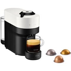 Krups kapselkohvimasin Nespresso Vertuo Pop XN9201 Coconut White, valge цена и информация | Кофемашины | kaup24.ee