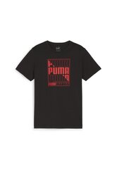 Puma Футболки Graphics Wor Tee Black 680298 01 680298 01/140 цена и информация | Рубашки для мальчиков | kaup24.ee