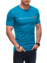 футболка s1920 - бирюзово-синяя 124879-7 цена и информация | Мужские футболки | kaup24.ee