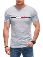 футболка s1919 - серая 124868-7 цена и информация | Мужские футболки | kaup24.ee