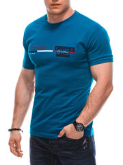 рубашка с длинными рукавами L152 - темно-синяя цена и информация | Мужские футболки | kaup24.ee