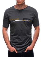 футболка s1715 - темно-серая 119329-7 цена и информация | Мужские футболки | kaup24.ee