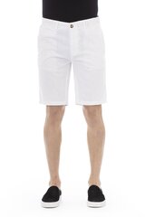 Lühikesed püksid meestele Baldinini Trend, valge hind ja info | Meeste lühikesed püksid | kaup24.ee