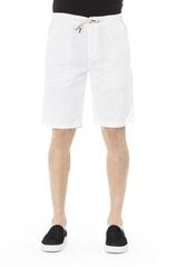Lühikesed püksid meestele Baldinini Trend, valge hind ja info | Meeste lühikesed püksid | kaup24.ee