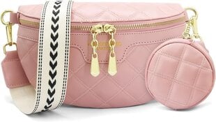 Женская сумка через плечо Yeria, розовая цена и информация | Женские сумки | kaup24.ee