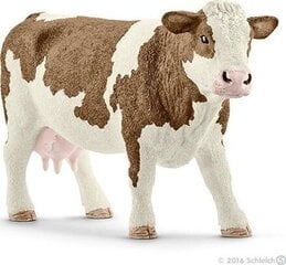 Фигурка коровы Симментальской породы Schleich Farm Life цена и информация | Игрушки для мальчиков | kaup24.ee