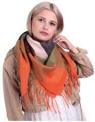 Теплый женский клетчатый шарф CHRISTMAS LARGE Touch Scarf SZA-84 цена и информация | Женские шарфы, платки | kaup24.ee