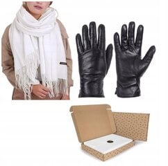 Подарочный набор для женщин - перчатки + шарф WYB_RKW11B-SZA-08 цена и информация | Женские перчатки | kaup24.ee