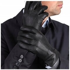 Мужские утепленные кожаные перчатки RKW3-XL цена и информация | Женские перчатки | kaup24.ee