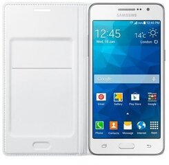 Samsung Galaxy Grand Prime Flip Wallet WG530BWE White цена и информация | Чехлы для телефонов | kaup24.ee