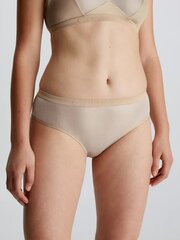 Calvin Klein трусики Tanga Gold 000QF7438EPDZ 545667517, песочный цена и информация | набор из 3 хлопковых женских трусиков с рисунком | kaup24.ee