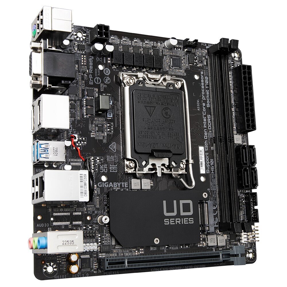 Gigabyte H610I hind ja info | Emaplaadid | kaup24.ee