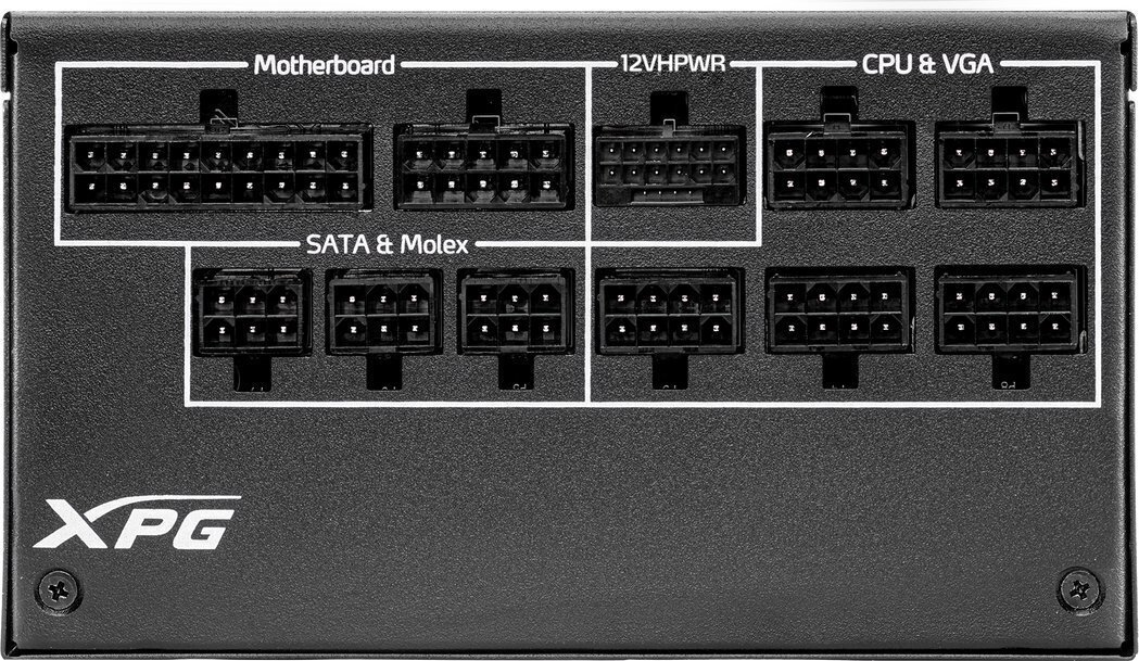 Adata XPG CyberCore II (CYBERCOREII1000P-BKCEU) цена и информация | Toiteplokid (PSU) | kaup24.ee